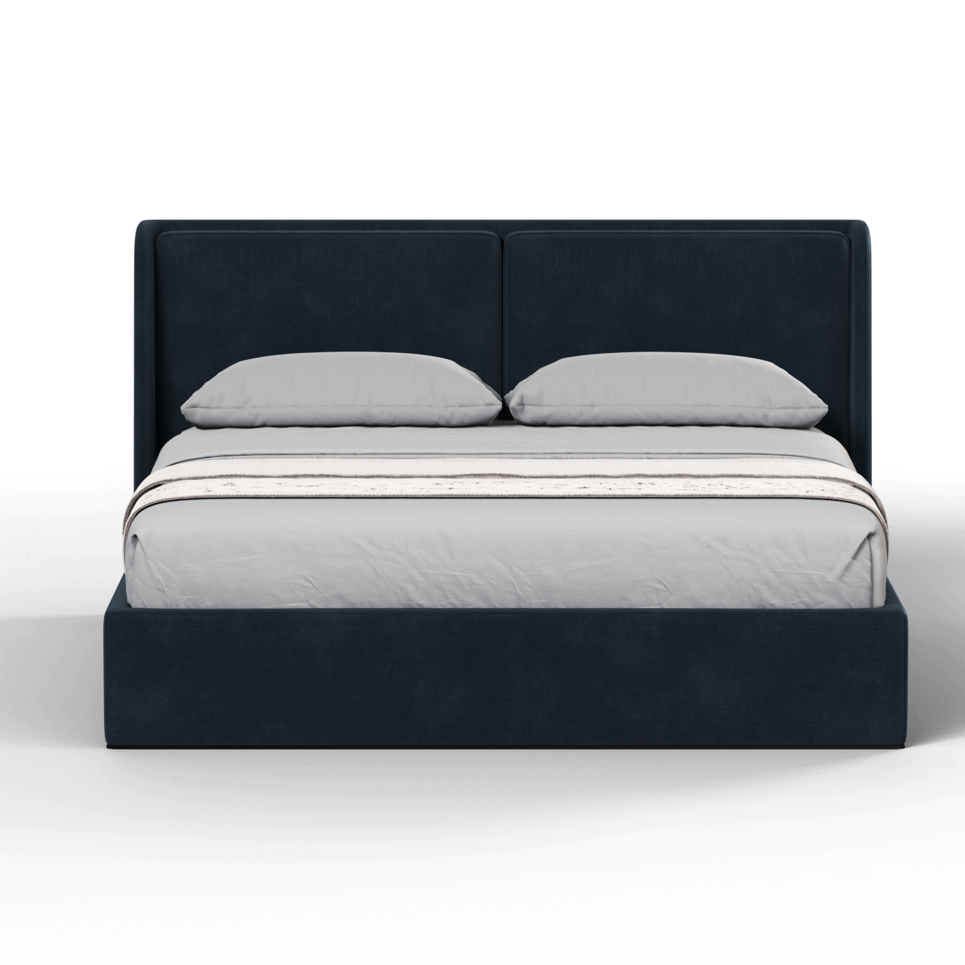Bett mit weichem Kopfteil Ruby