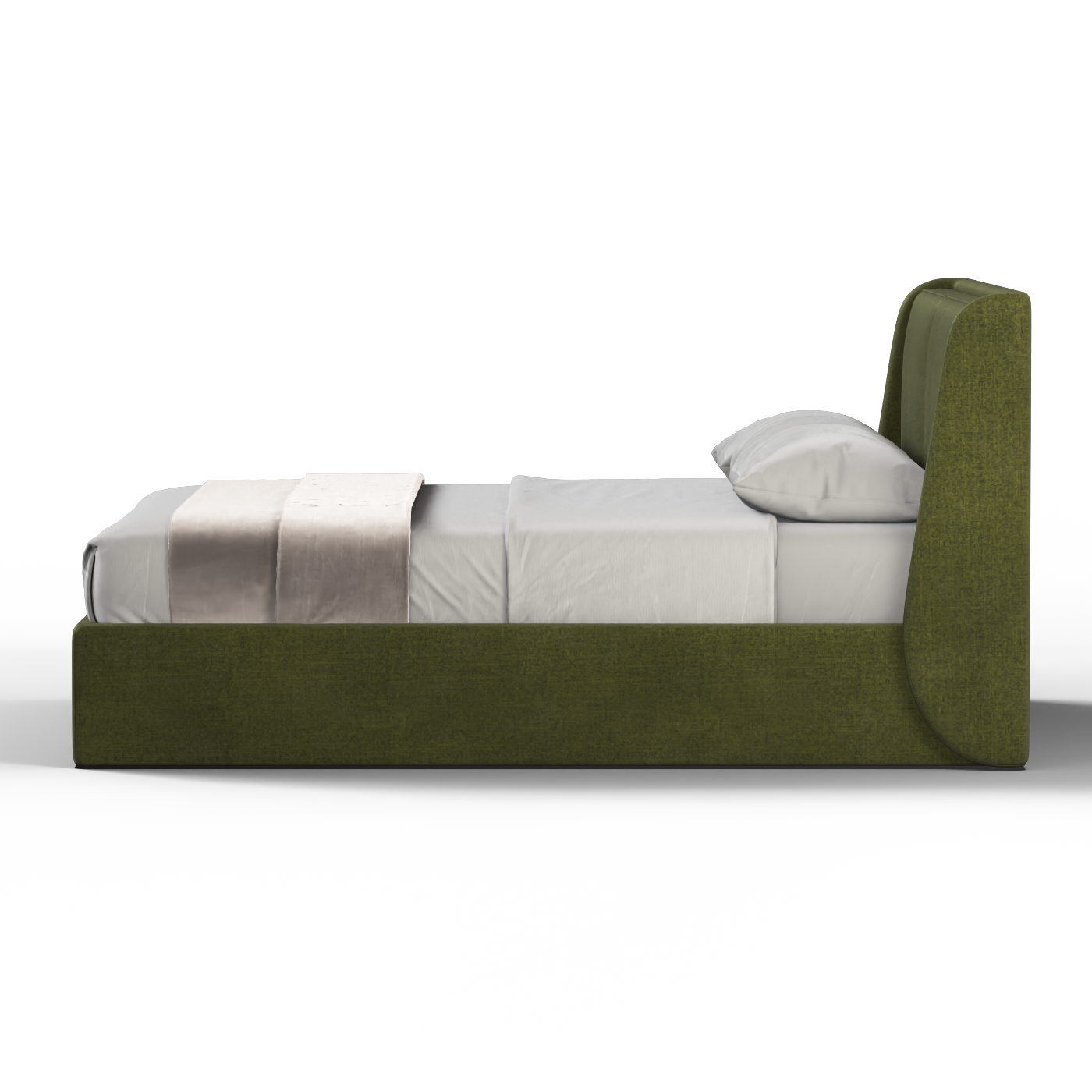 Bett mit weichem Kopfteil Ruby
