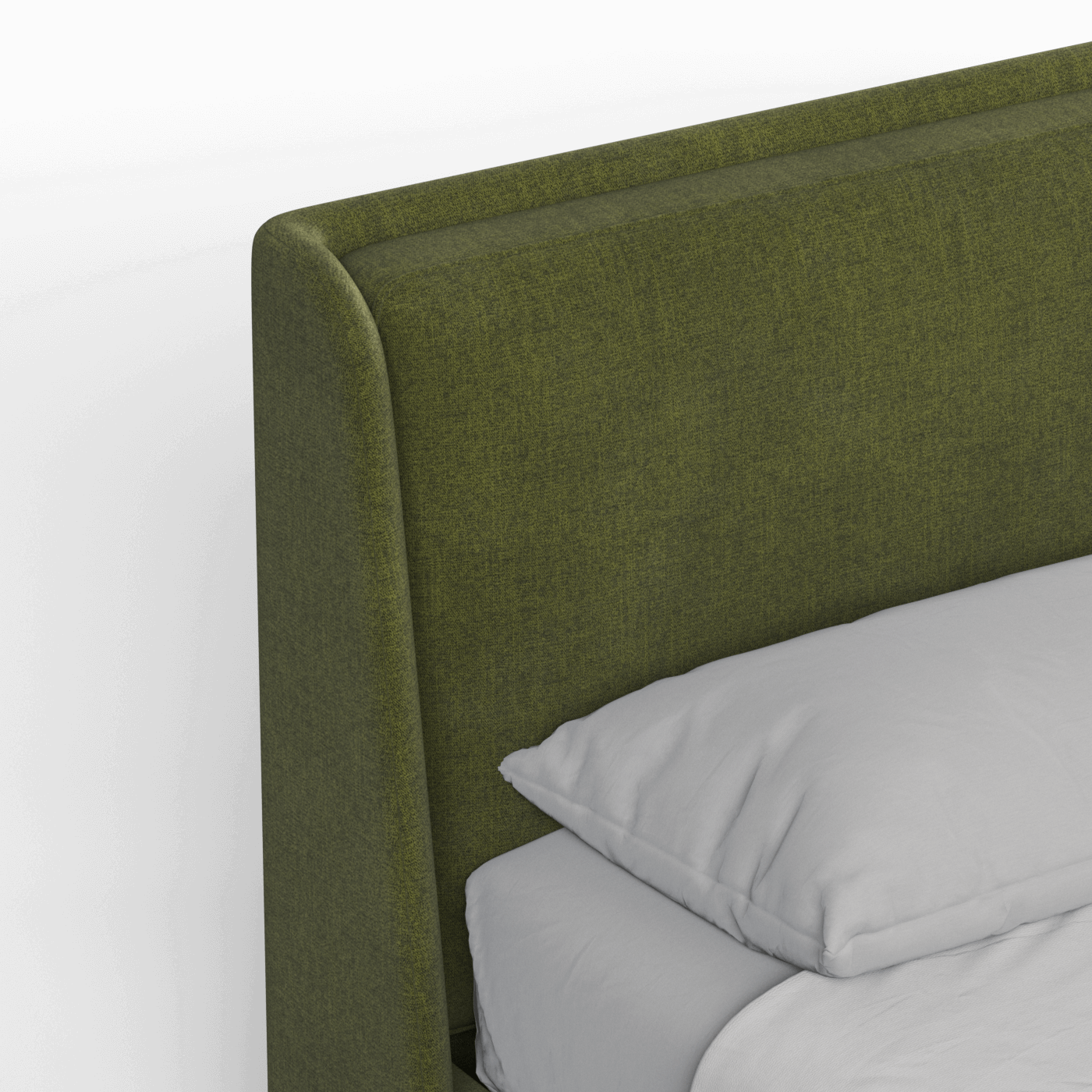 Bett mit weichem Kopfteil Ruby