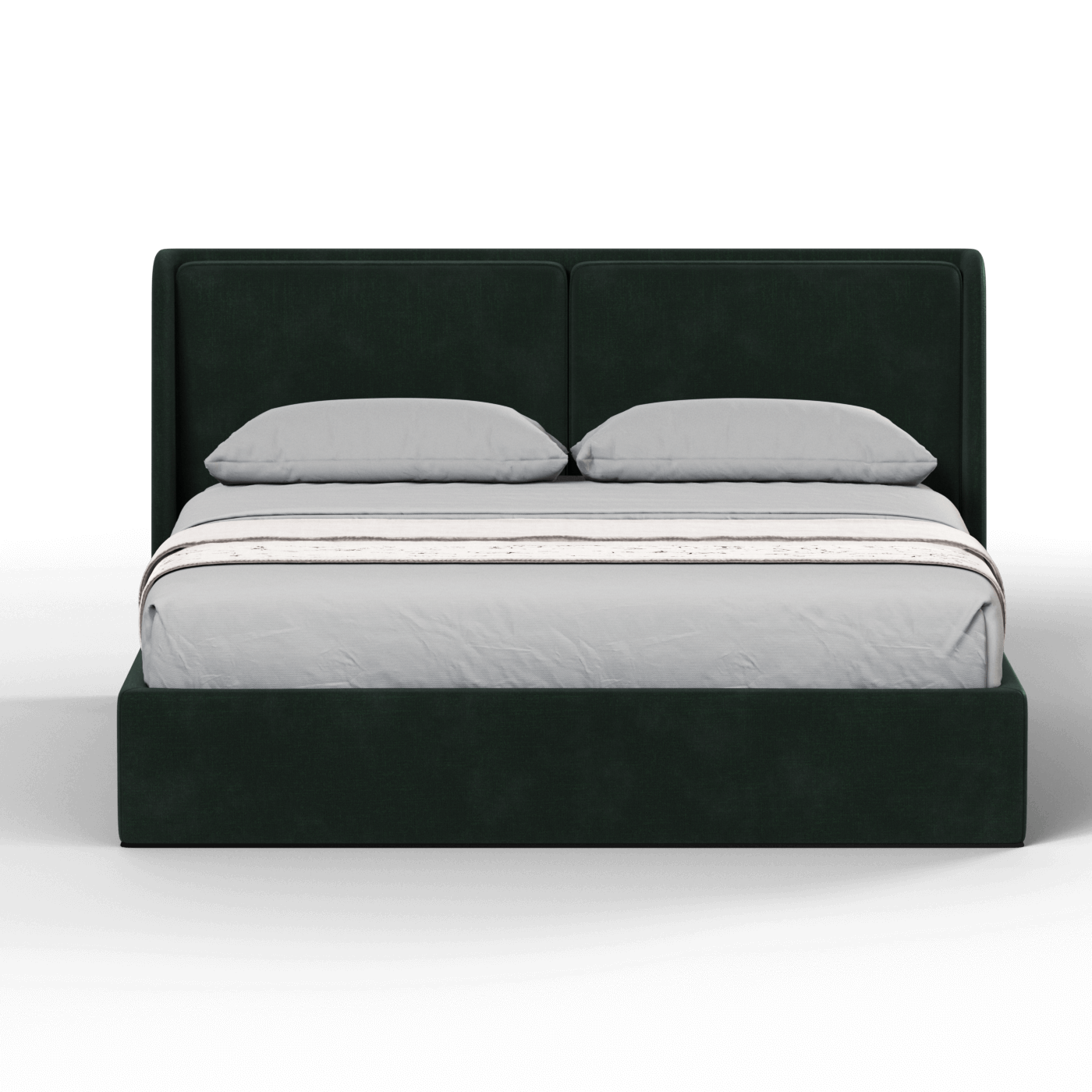 Bett mit weichem Kopfteil Ruby