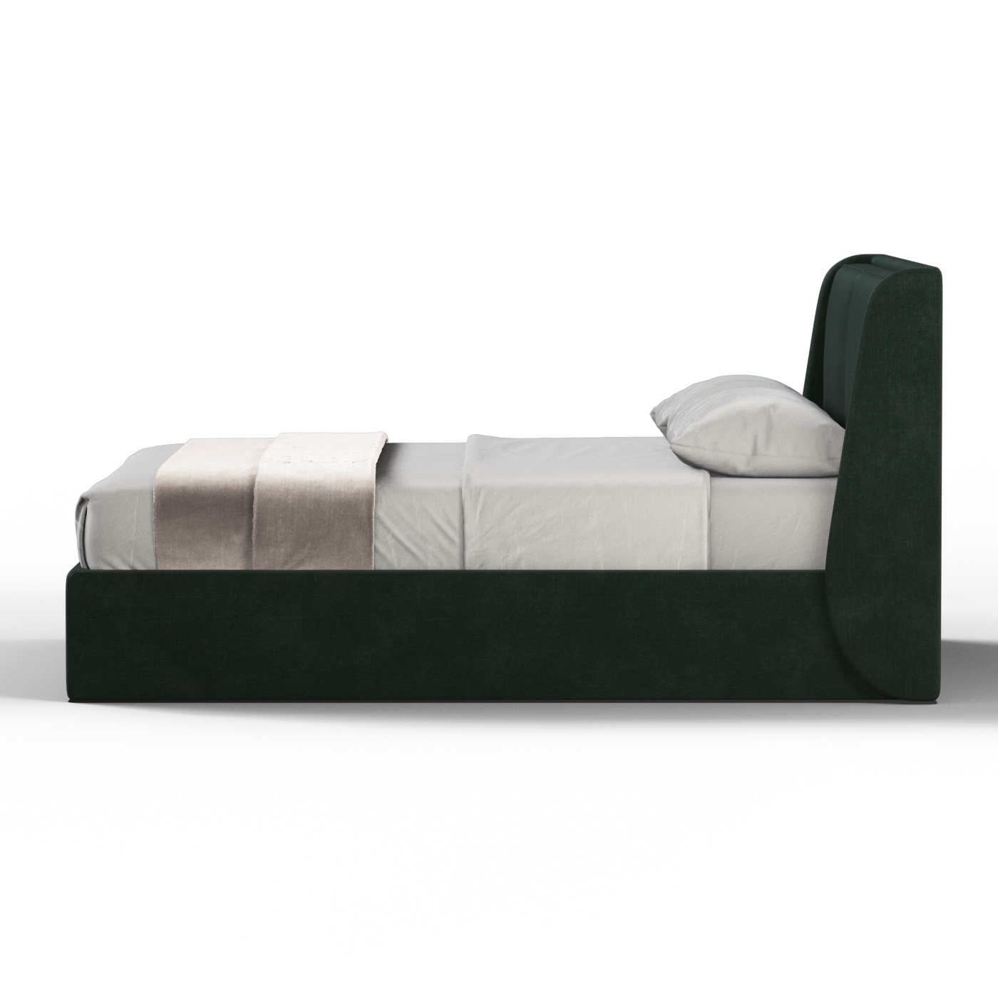 Bett mit weichem Kopfteil Ruby