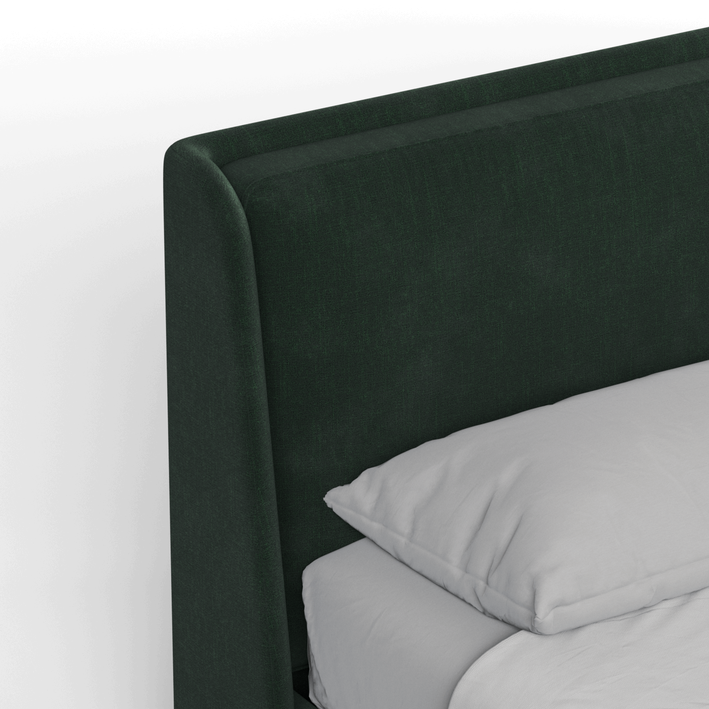Bett mit weichem Kopfteil Ruby