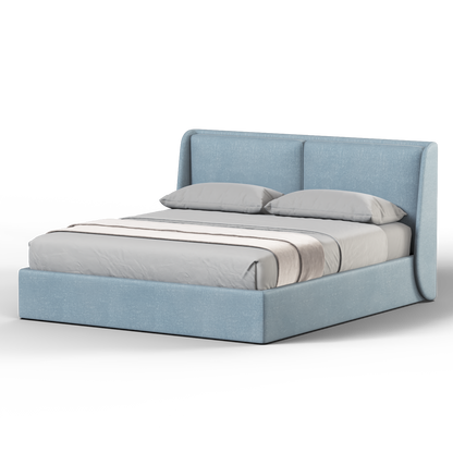 Bett mit weichem Kopfteil Ruby