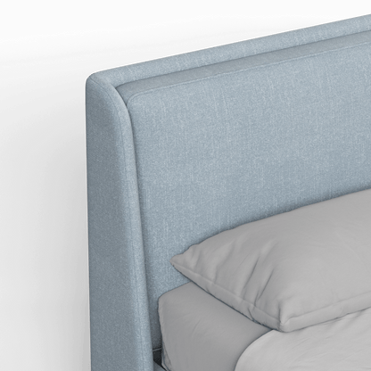 Bett mit weichem Kopfteil Ruby