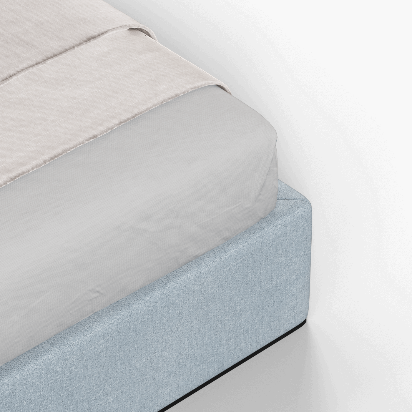 Bett mit weichem Kopfteil Ruby