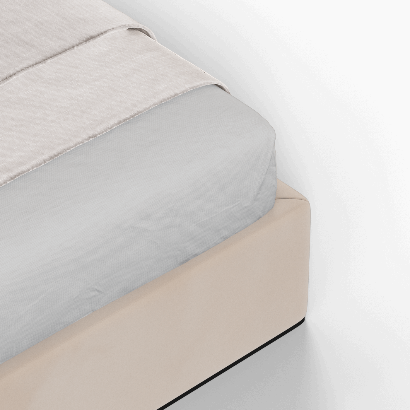 Bett mit weichem Kopfteil Ruby