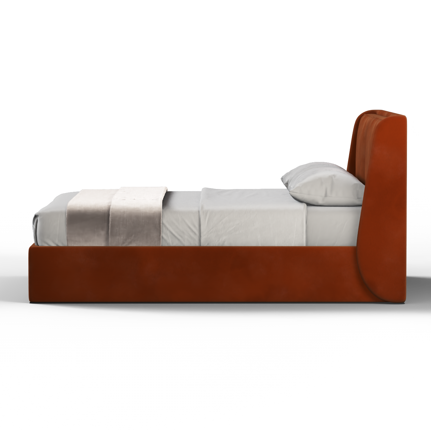 Bett mit weichem Kopfteil Ruby