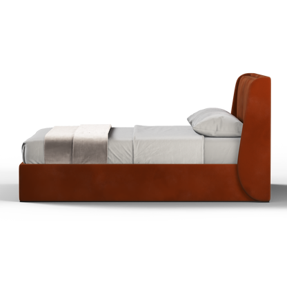 Bett mit weichem Kopfteil Ruby