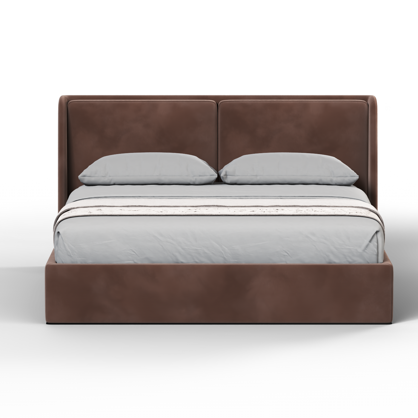 Bett mit weichem Kopfteil Ruby