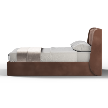 Bett mit weichem Kopfteil Ruby