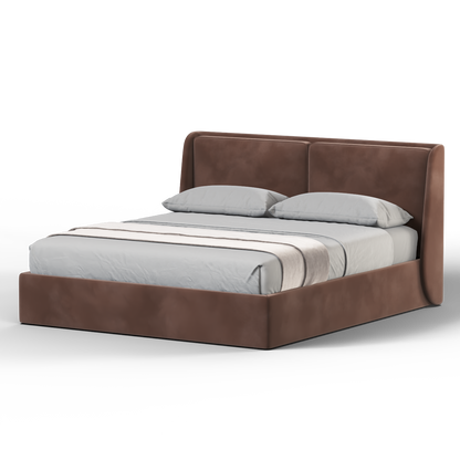 Bett mit weichem Kopfteil Ruby
