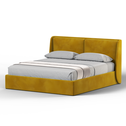 Bett mit weichem Kopfteil Ruby