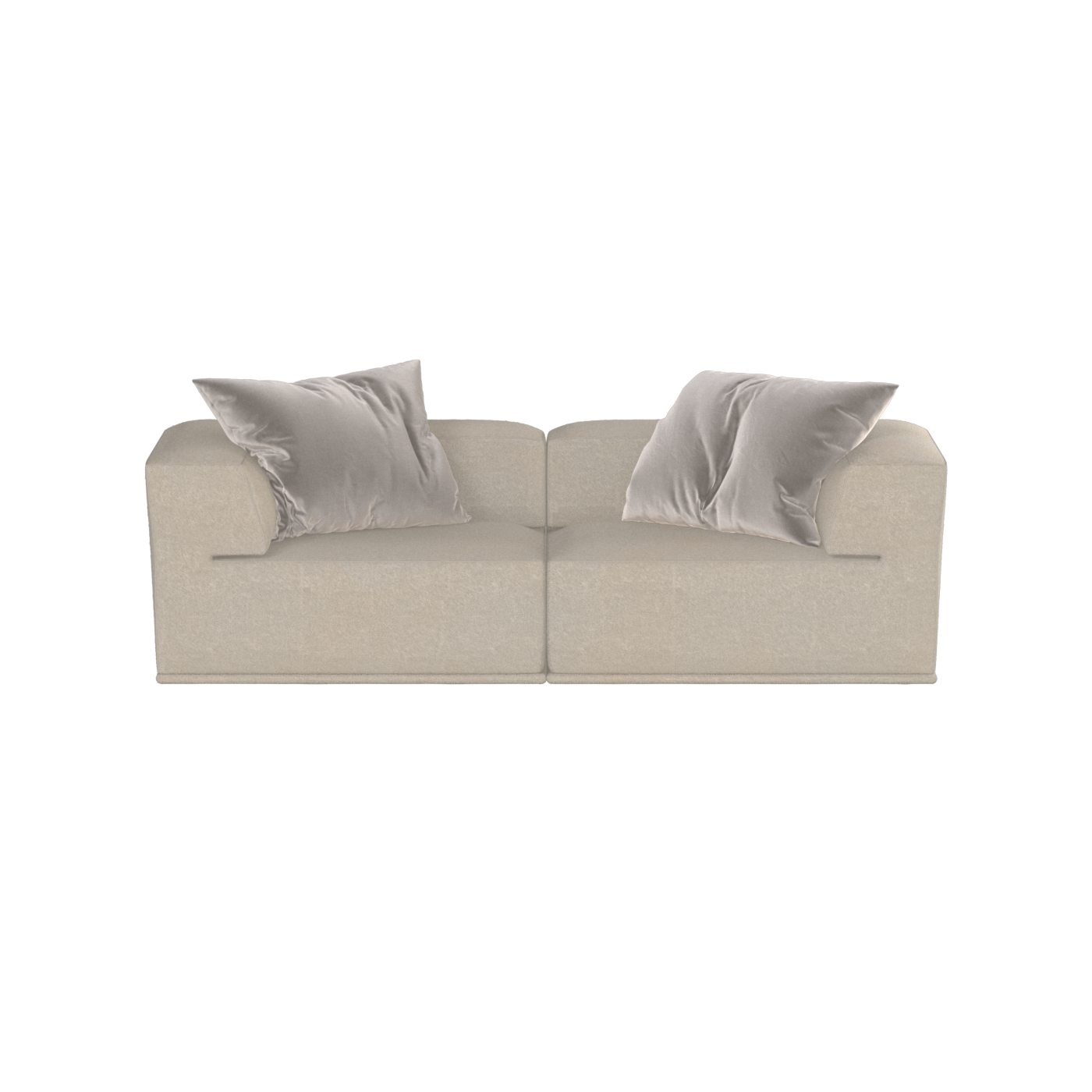 Savile Sofa — Compact Form with Wide Straight Armrests