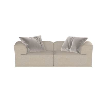 Savile Sofa — Compact Form with Wide Straight Armrests