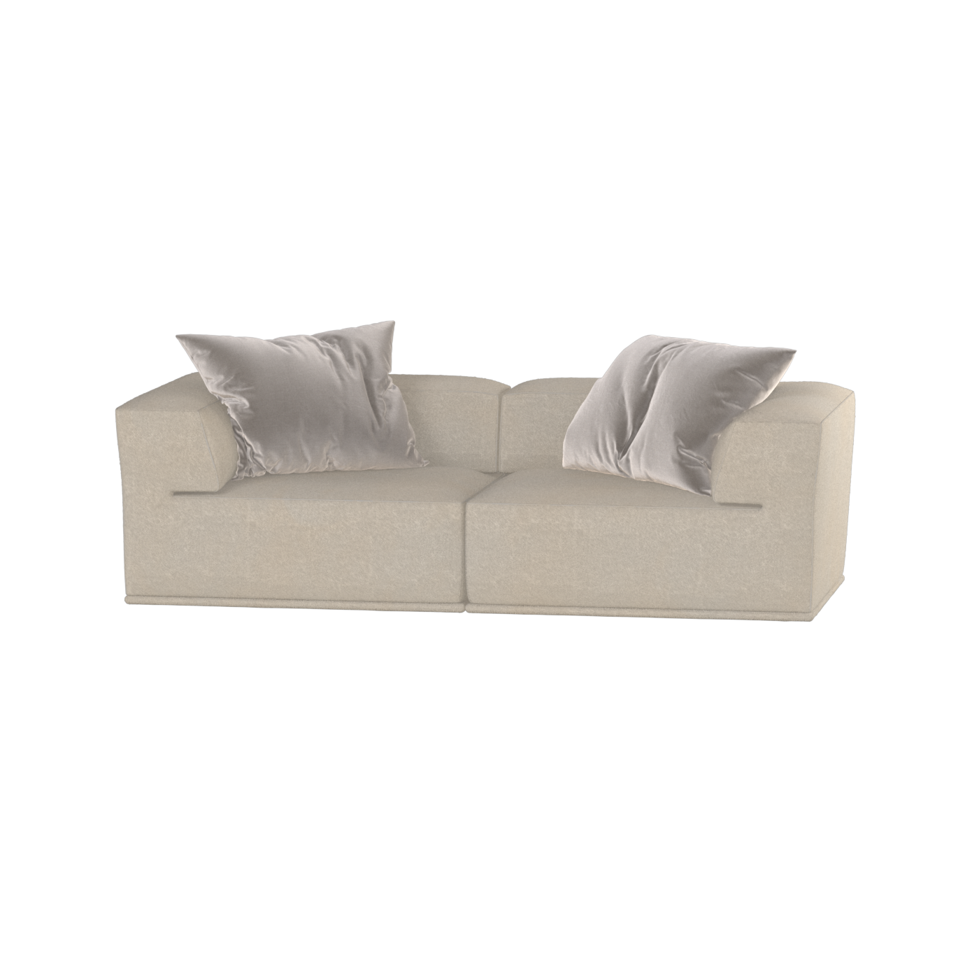 Savile Sofa — Compact Form with Wide Straight Armrests