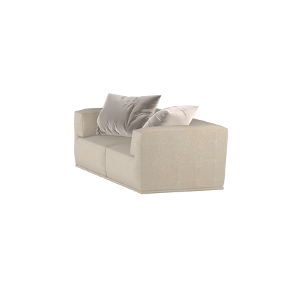 Savile Sofa — Compact Form with Wide Straight Armrests