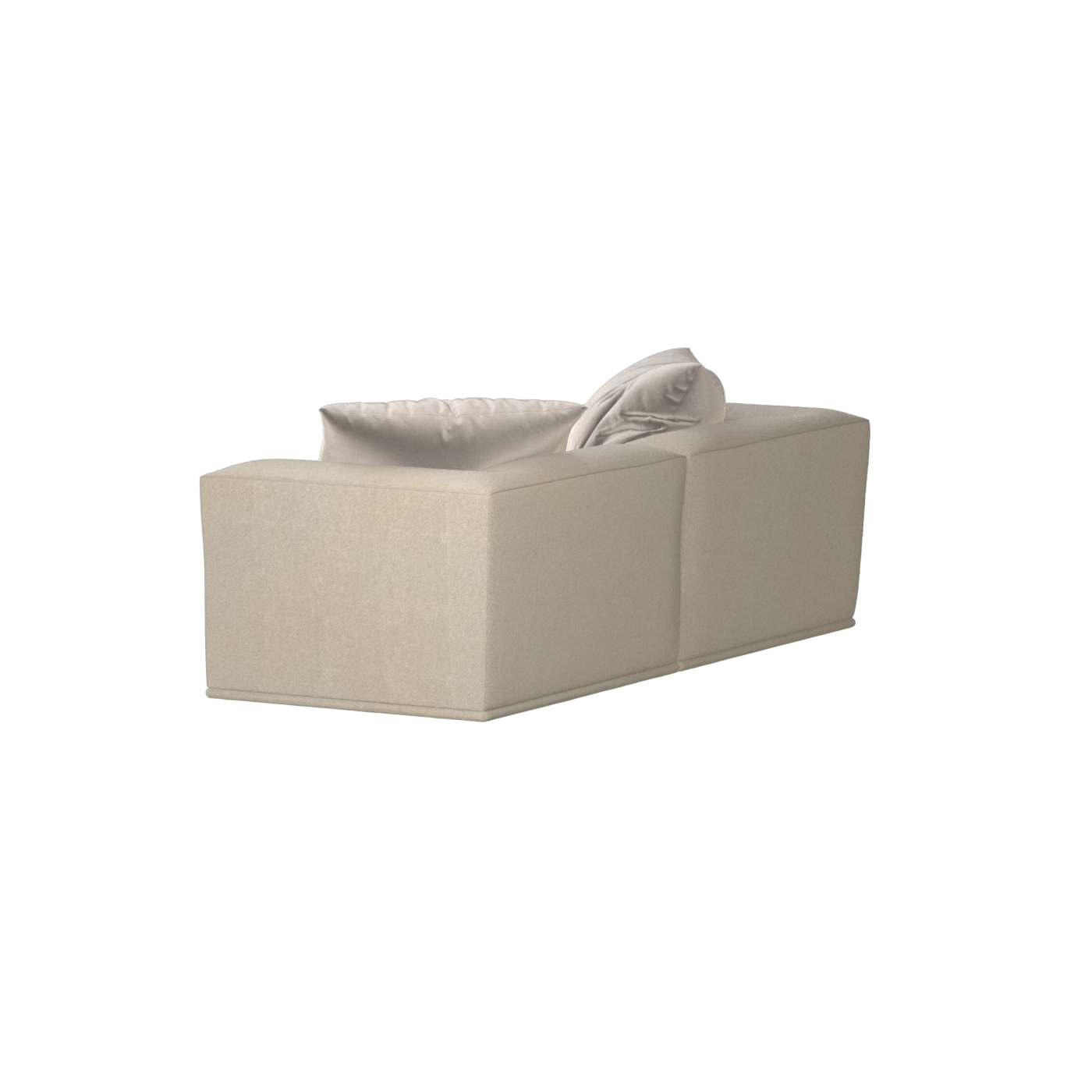 Savile Sofa — Compact Form with Wide Straight Armrests