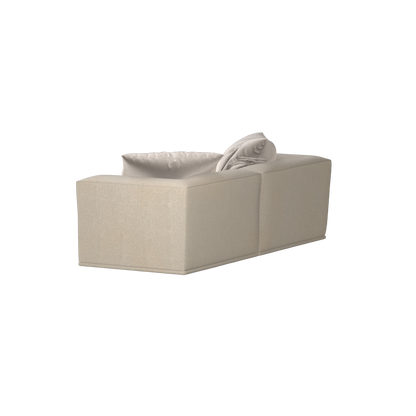 Savile Sofa — Compact Form with Wide Straight Armrests