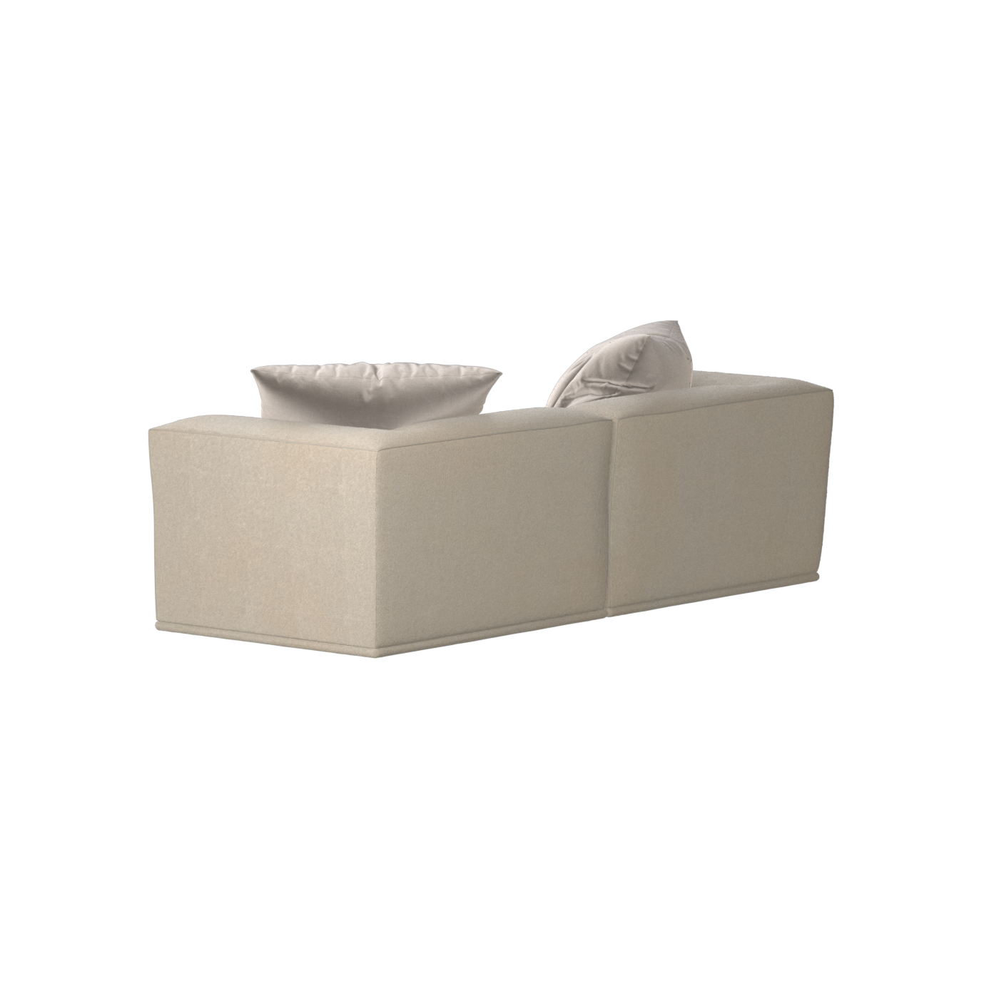 Savile Sofa — Compact Form with Wide Straight Armrests