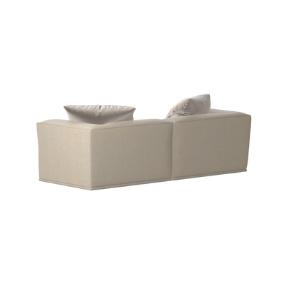 Savile Sofa — Compact Form with Wide Straight Armrests