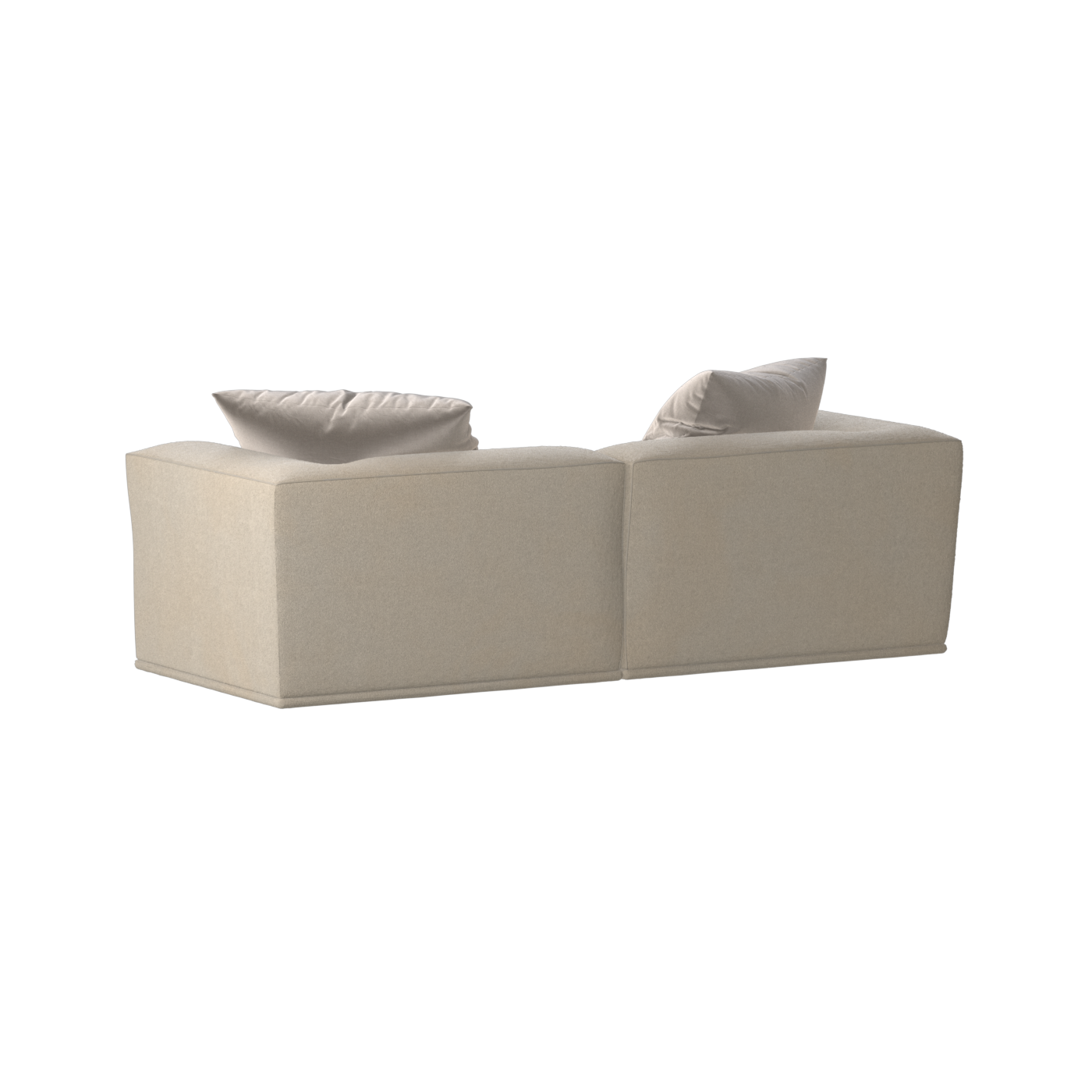 Savile Sofa — Compact Form with Wide Straight Armrests