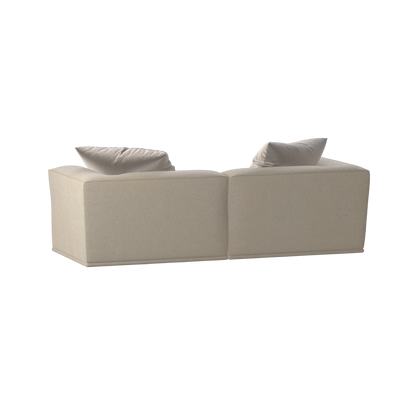 Savile Sofa — Compact Form with Wide Straight Armrests
