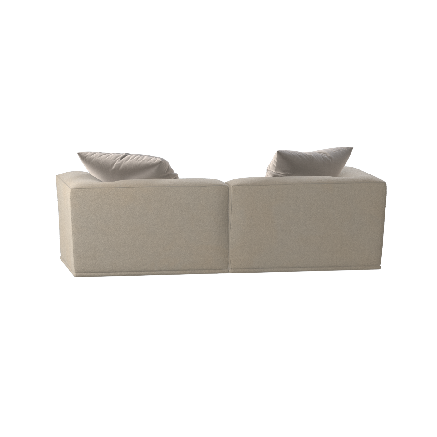 Savile Sofa — Compact Form with Wide Straight Armrests