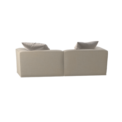Savile Sofa — Compact Form with Wide Straight Armrests