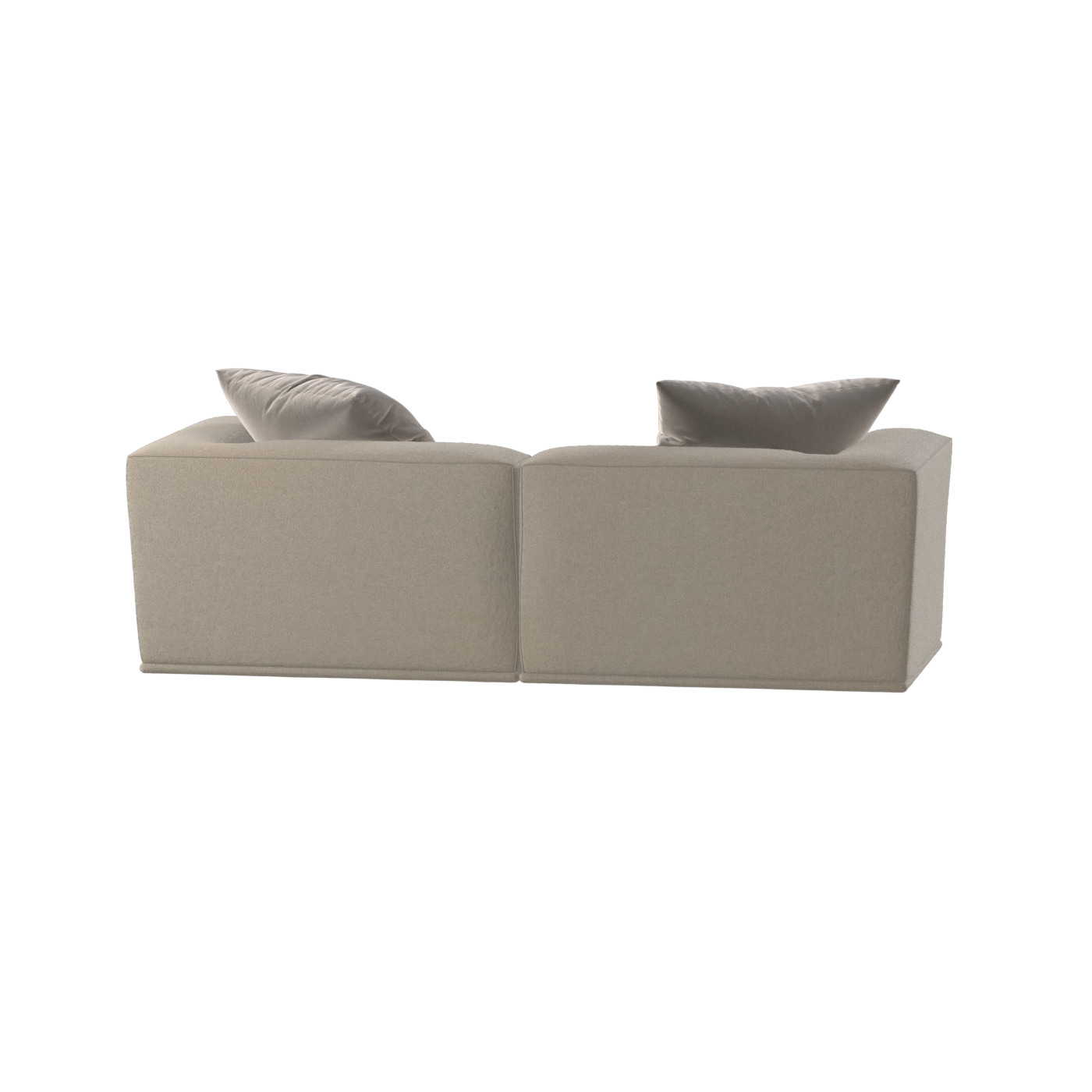 Savile Sofa — Compact Form with Wide Straight Armrests
