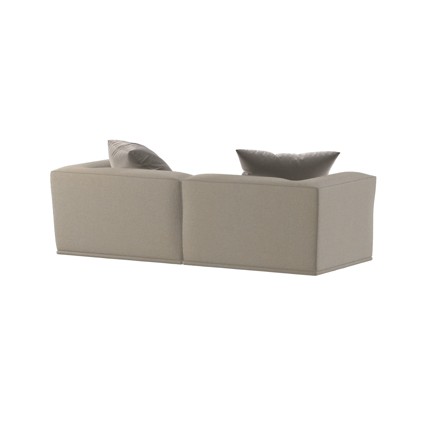 Savile Sofa — Compact Form with Wide Straight Armrests