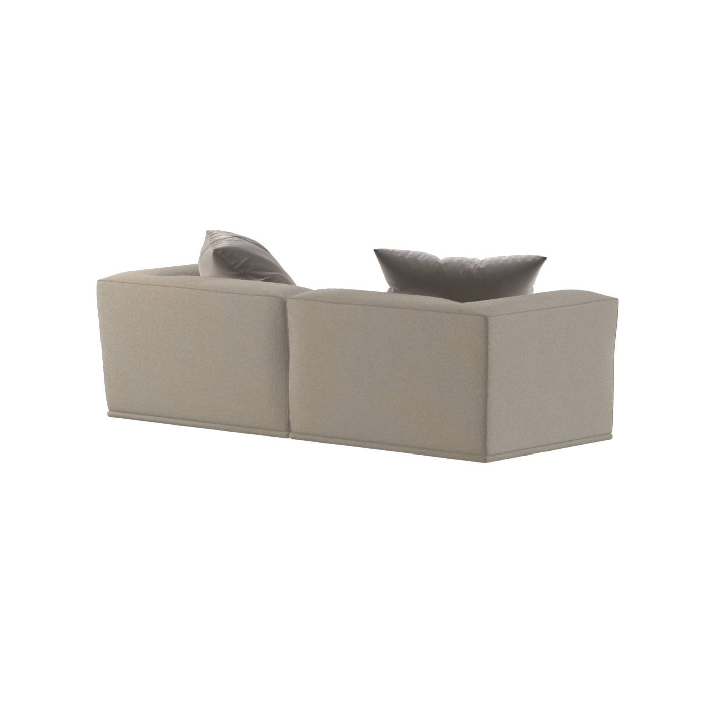 Savile Sofa — Compact Form with Wide Straight Armrests