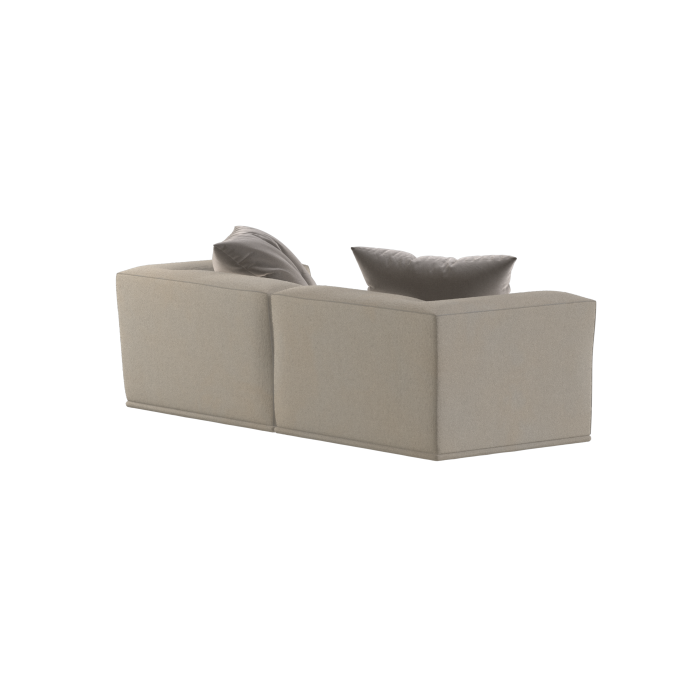 Savile Sofa — Compact Form with Wide Straight Armrests