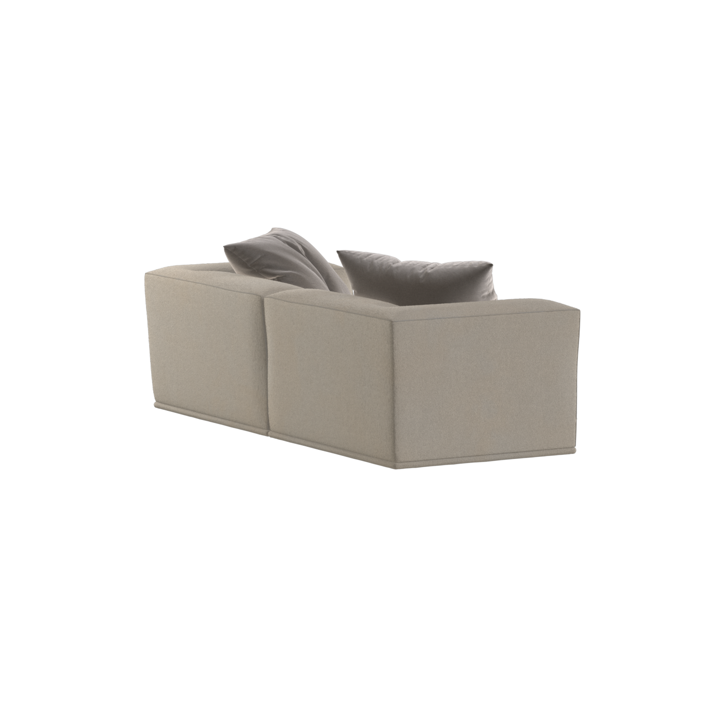 Savile Sofa — Compact Form with Wide Straight Armrests