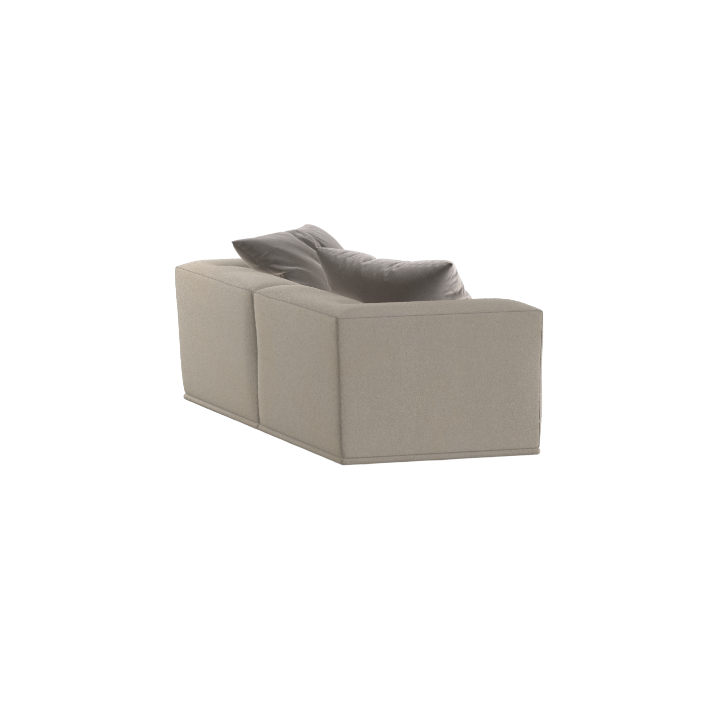 Savile Sofa — Compact Form with Wide Straight Armrests