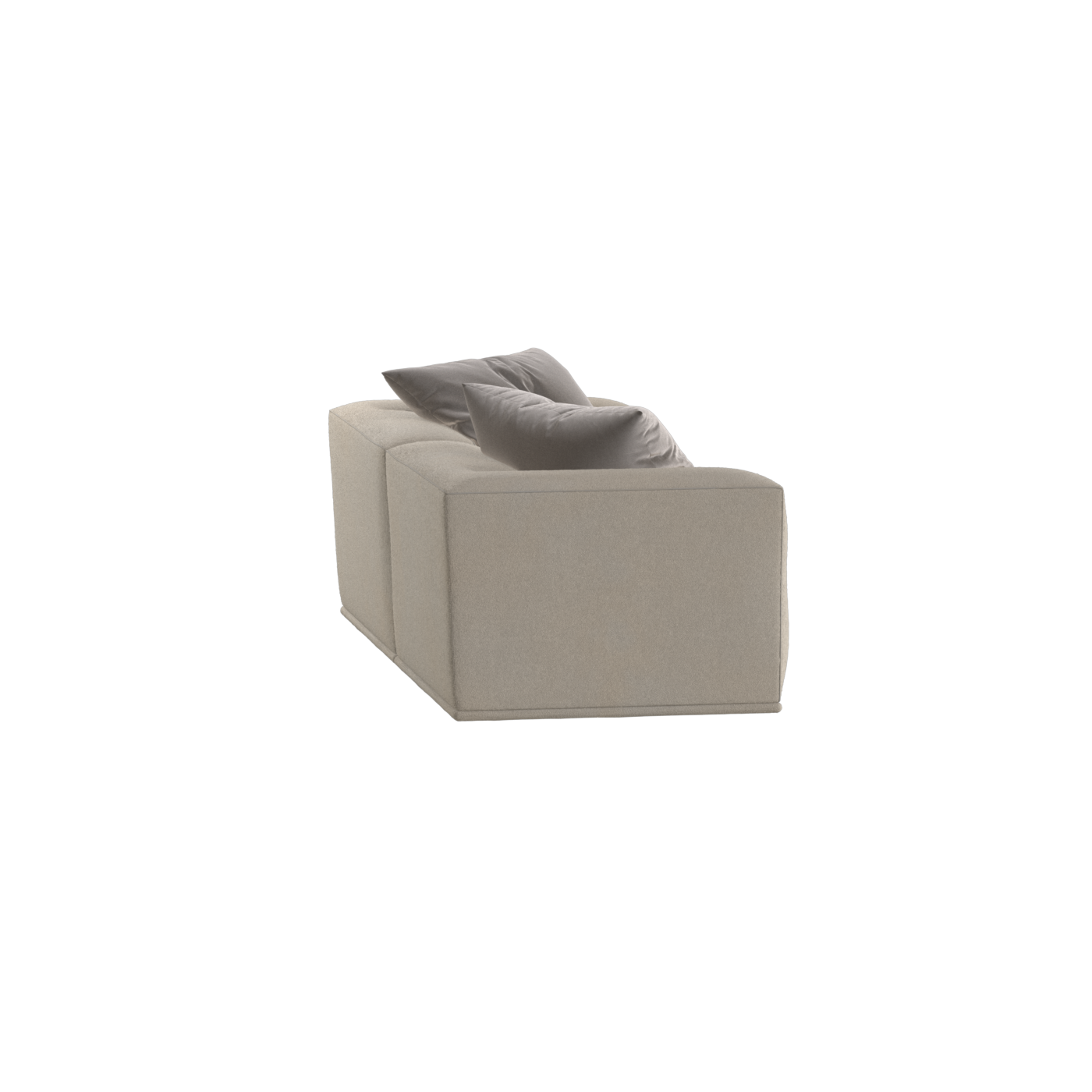 Savile Sofa — Compact Form with Wide Straight Armrests