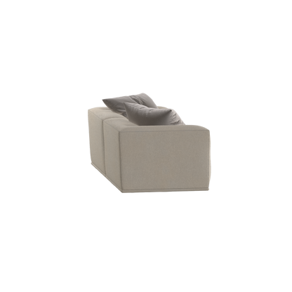Savile Sofa — Compact Form with Wide Straight Armrests
