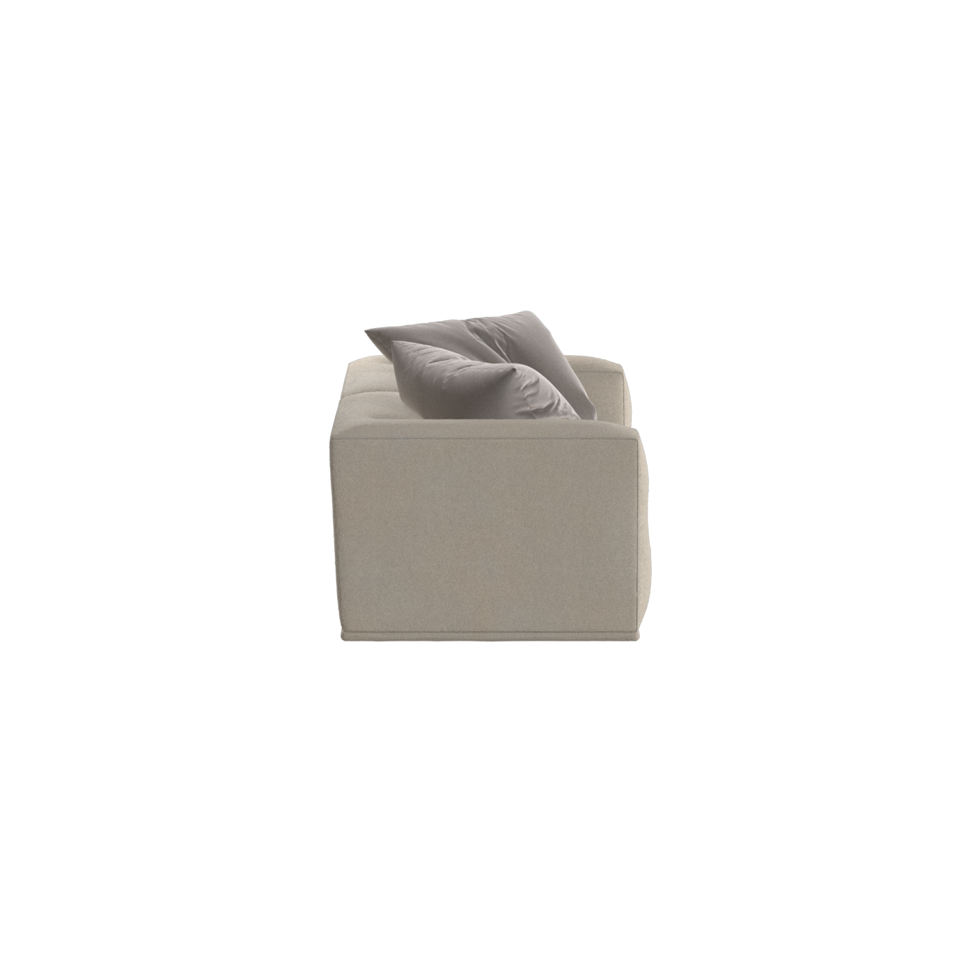 Savile Sofa — Compact Form with Wide Straight Armrests