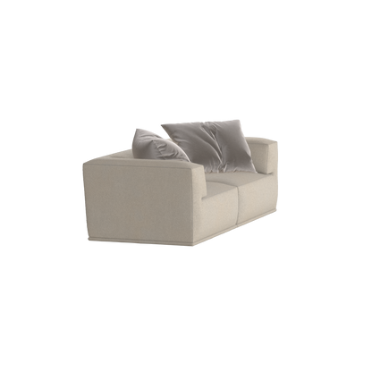 Savile Sofa — Compact Form with Wide Straight Armrests