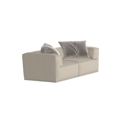 Savile Sofa — Compact Form with Wide Straight Armrests