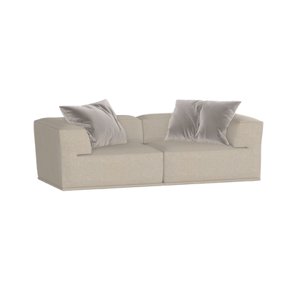 Savile Sofa — Compact Form with Wide Straight Armrests