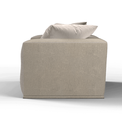 Savile Sofa — Compact Form with Wide Straight Armrests