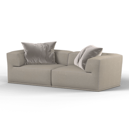 Savile Sofa — Compact Form with Wide Straight Armrests