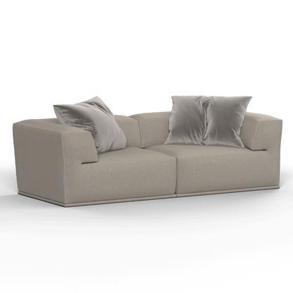 Savile Sofa — Compact Form with Wide Straight Armrests