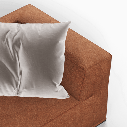 Canapé Savile — Forme compacte avec accoudoirs larges et droits