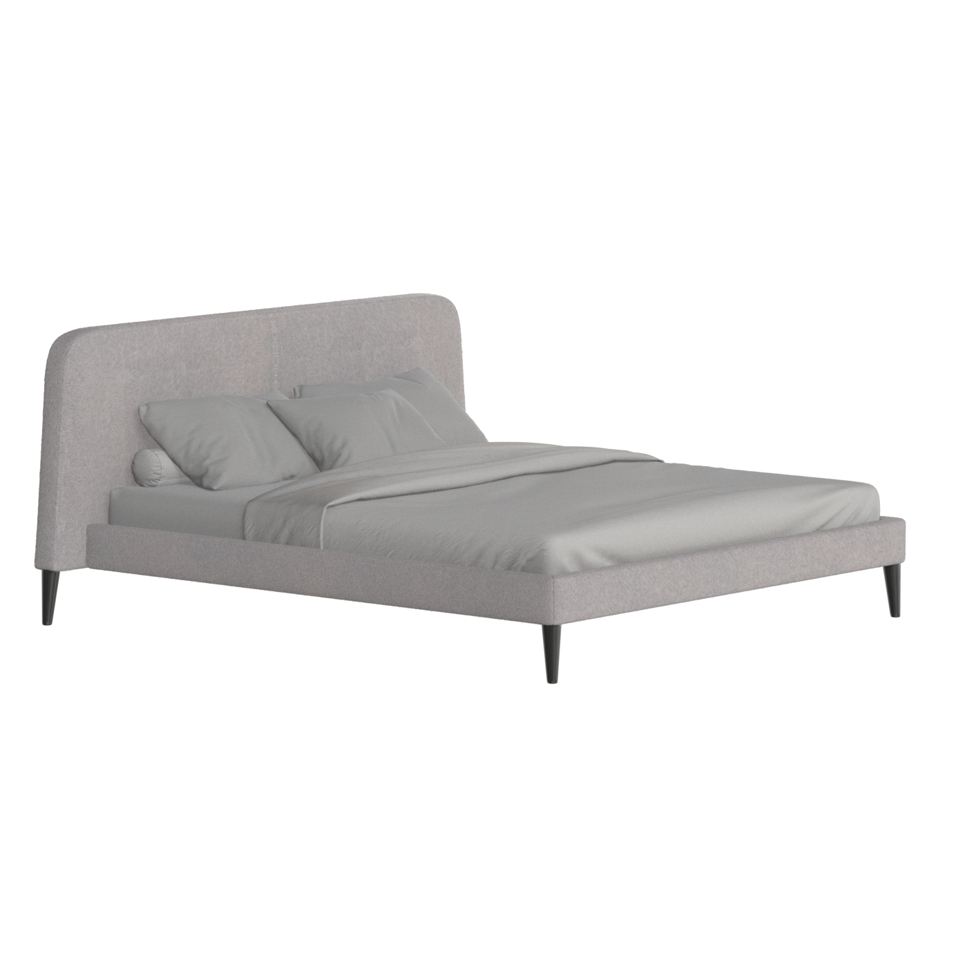 Selma Double Bed with Deep Vertical Tufting