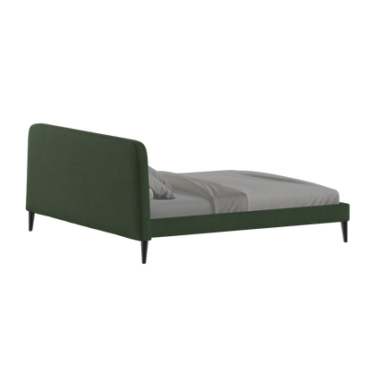 Lit double Selma avec capitonnage vertical profond