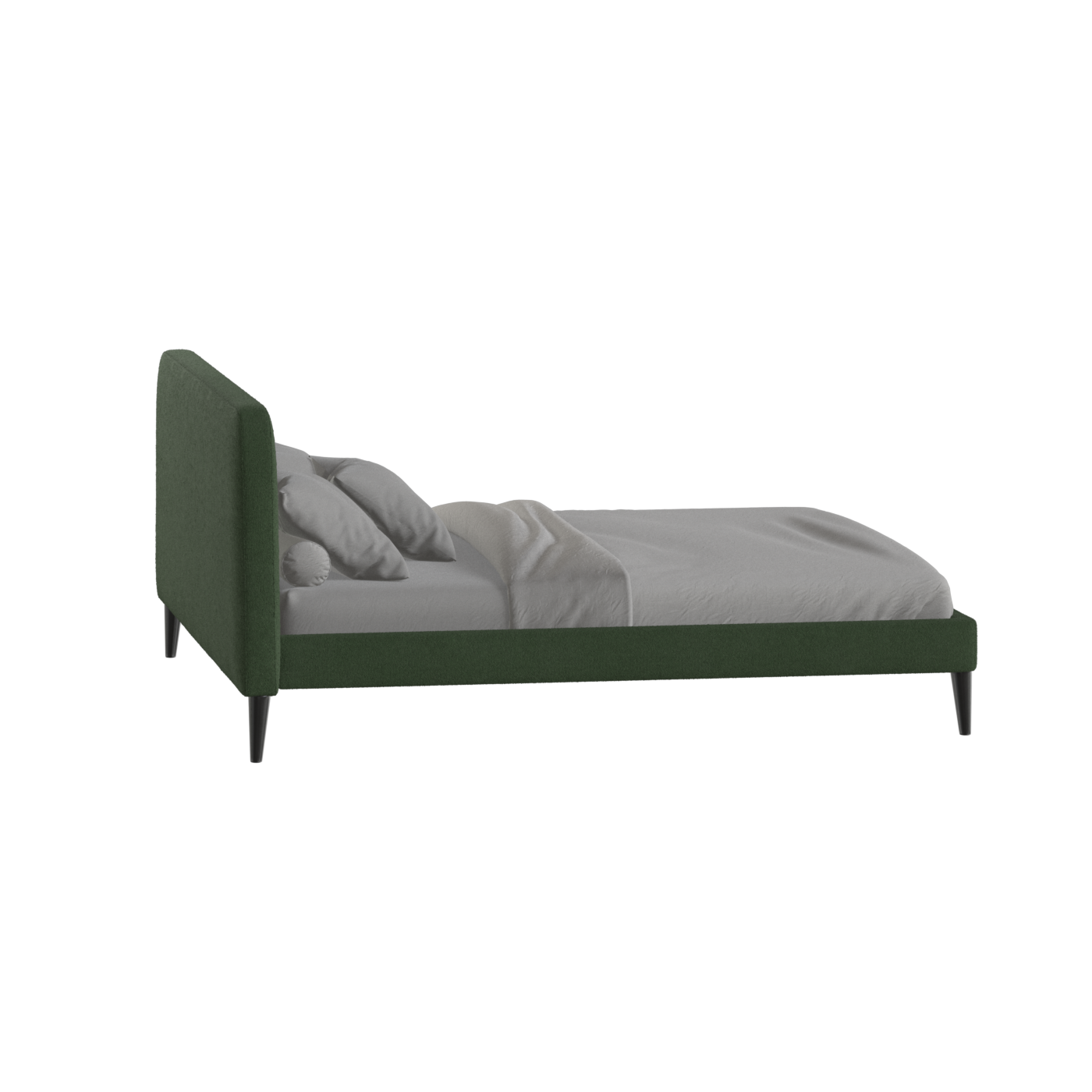 Lit double Selma avec capitonnage vertical profond