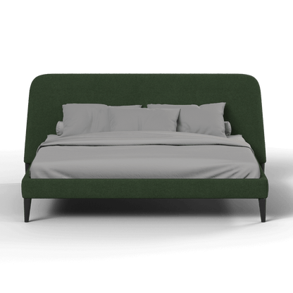 Lit double Selma avec capitonnage vertical profond