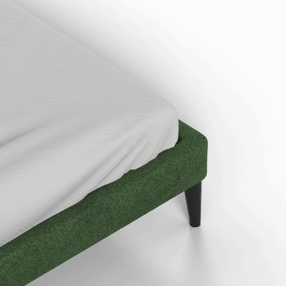 Lit double Selma avec capitonnage vertical profond