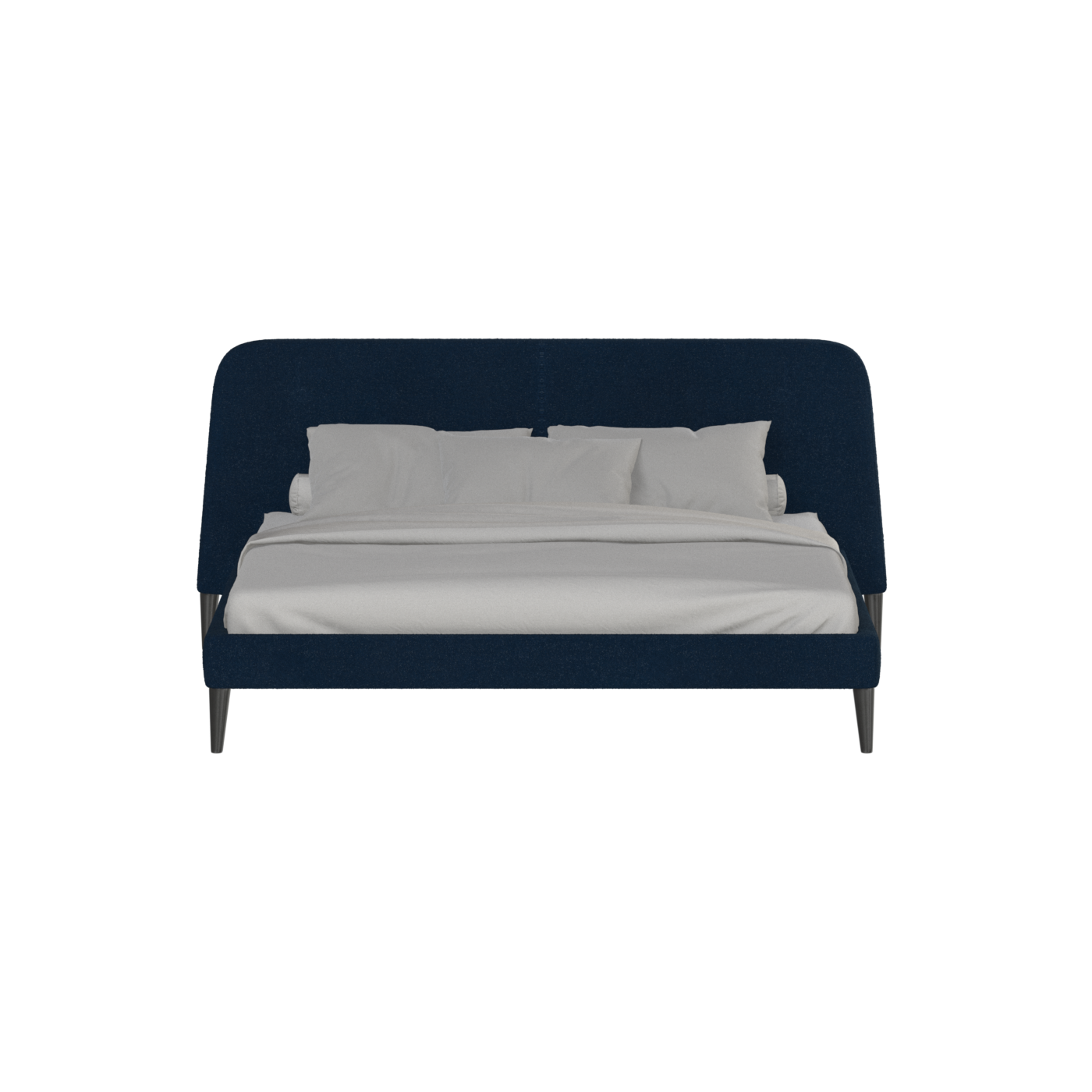 Lit double Selma avec capitonnage vertical profond
